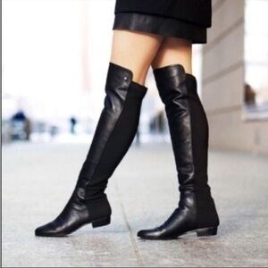 Vince Camuto leather Black Knee High Boots